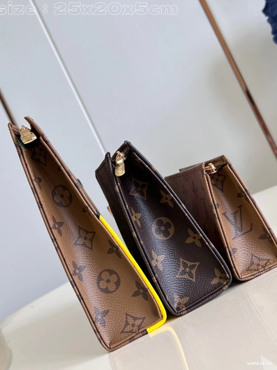 WIS Pouch-25*20*5.5cm LOUIS Toilet VUITTON Trio 0811